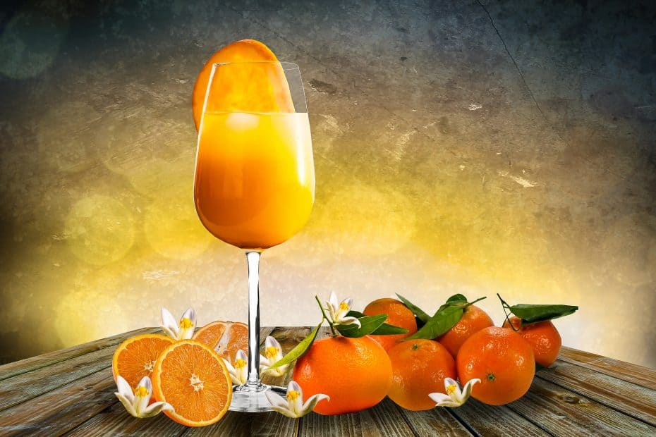 receta de sorbete de mandarina